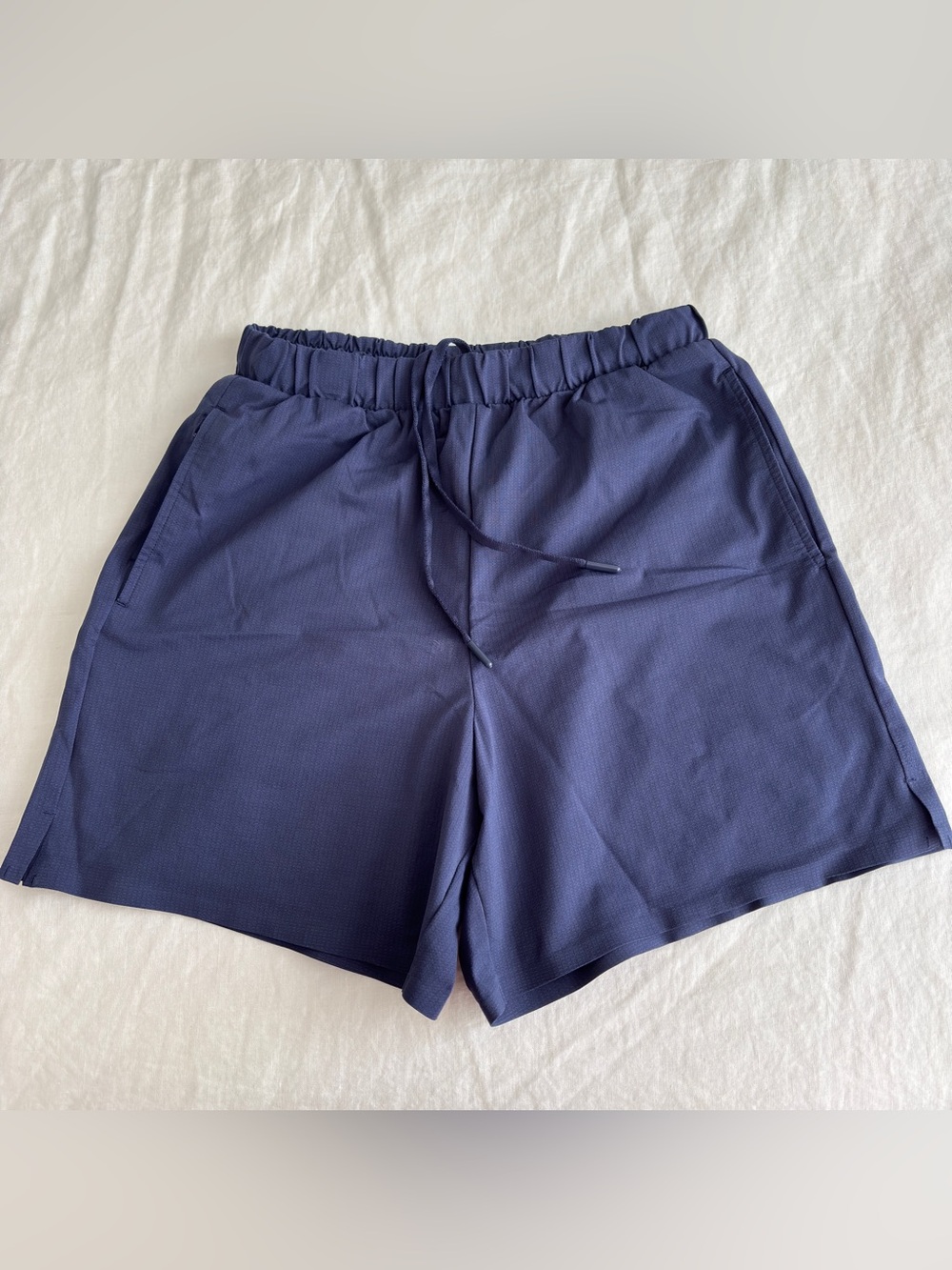 3for15 Uniqlo Womens Navy Pull-On Athletic Shorts with Drawstring Medium/Small